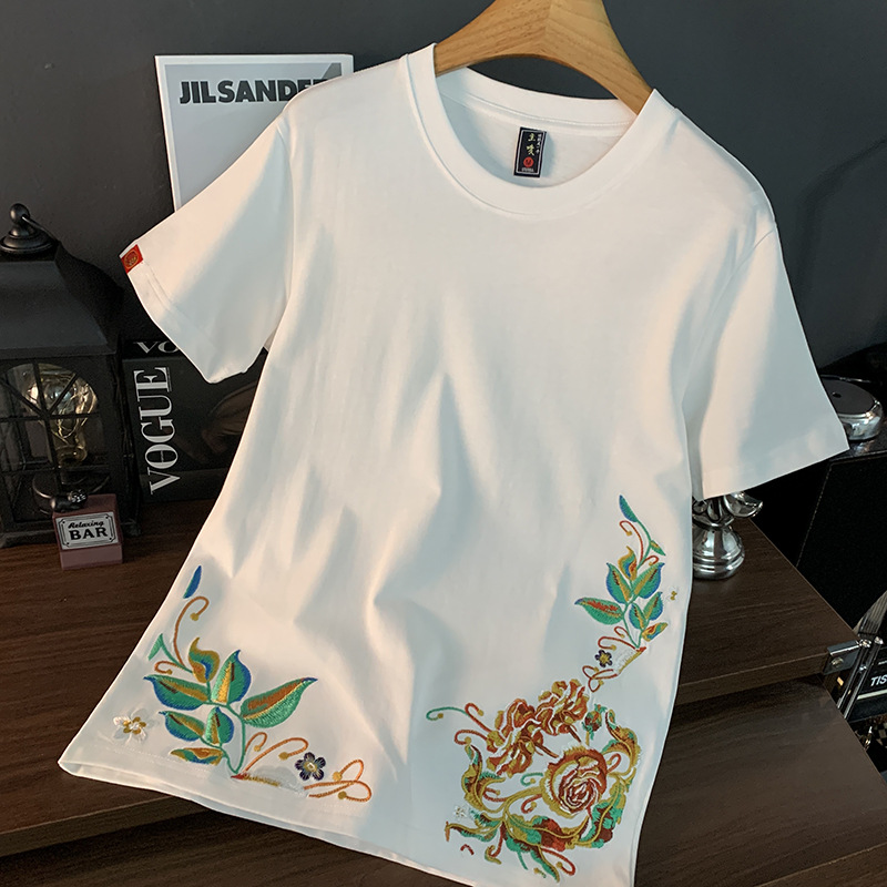 중국 스타일 자수 하이 엔드 탑 남성 여름 맞춤형 디자 - Ethnic Fashion Design 리뷰 및 가격