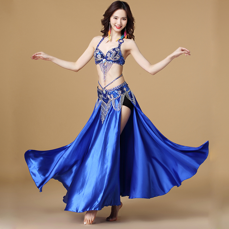 밸리 댄스 의상 인도 댄스 3pcs 브래지어 & 벨트  - Ethnic Fashion India 리뷰 및 가격